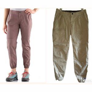Mountain Hardwear woman's AP Scrambler outdoors brown tapered ankle pants 6
